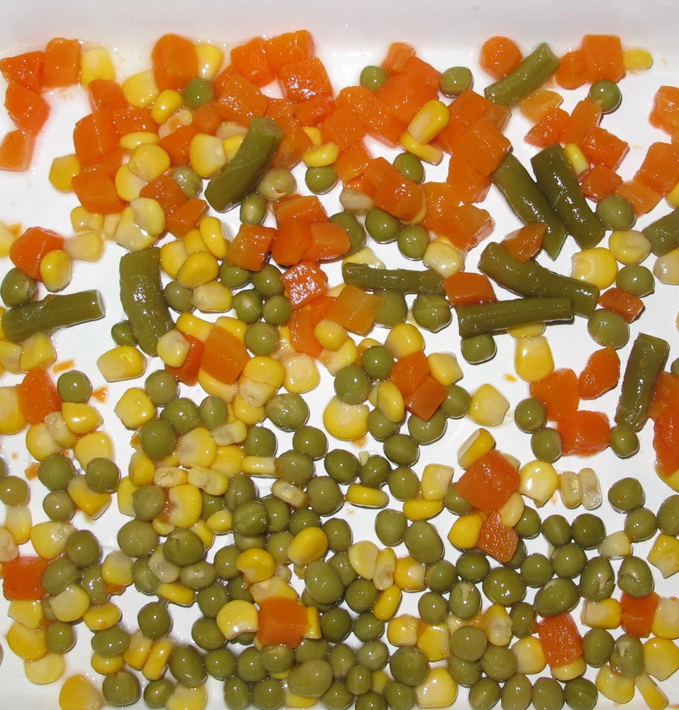 Fresh Canned Mixed Vegetables with Carrot/ Sweet Corn /Green Beans