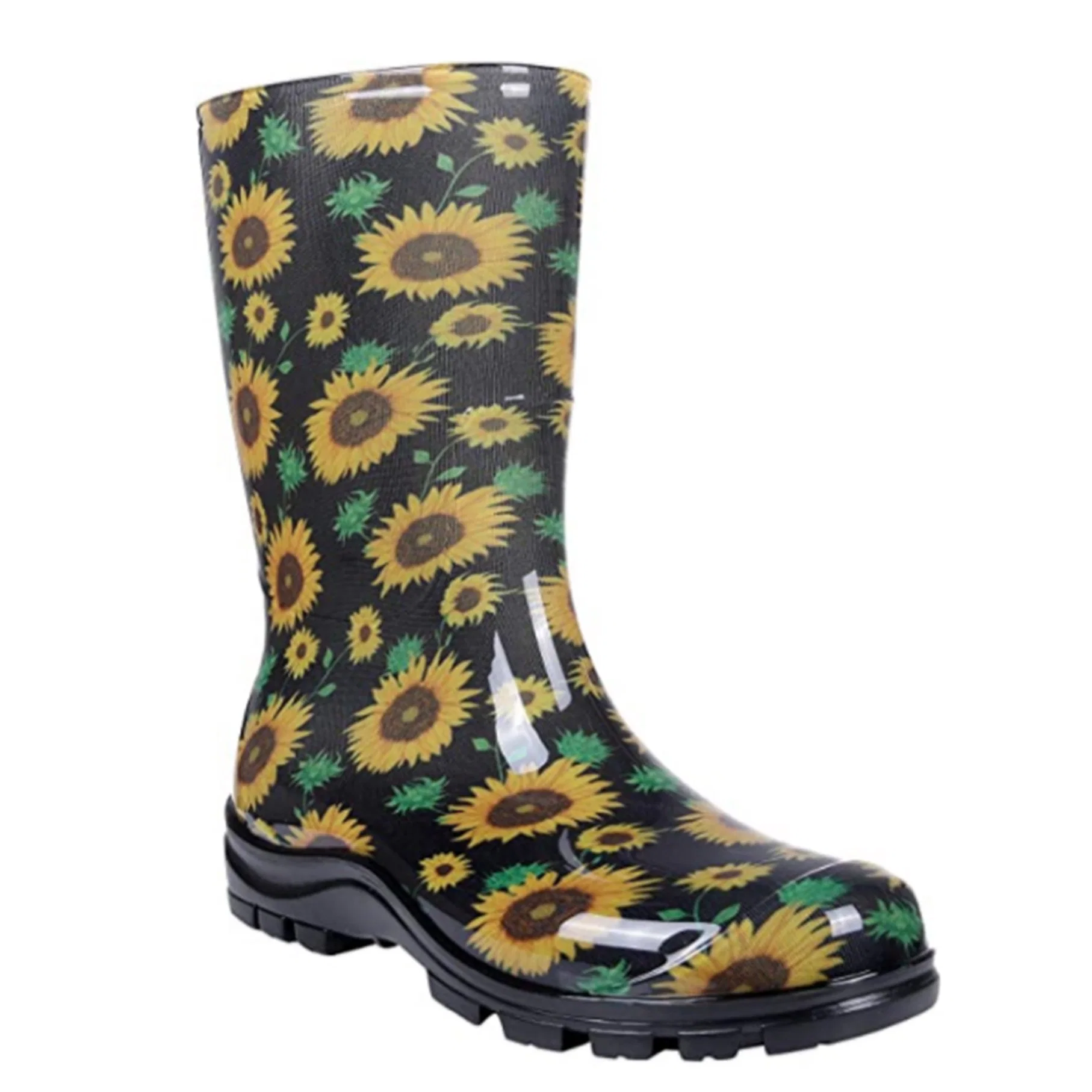 Women Comfortable Rubber Rain Boots Waterproof Outdoor Footwear Shoes