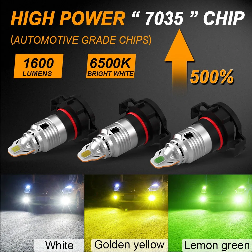 G-View GS Super Bright 6000K 12-18V H1/H3/H7/H8/H11/9005/9006/PSX24W/PSX26W LED Fog Light for Car