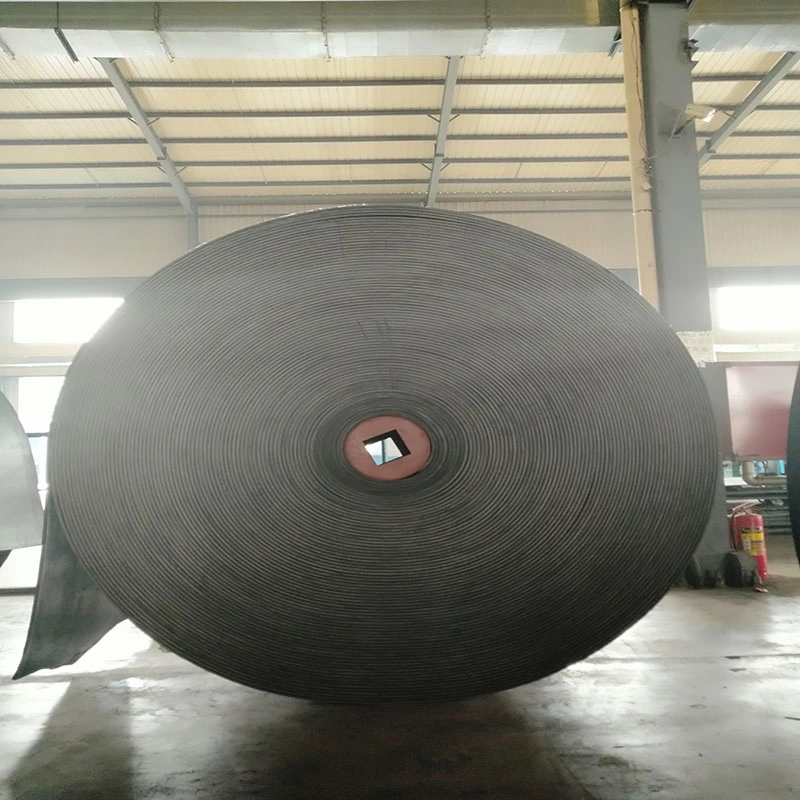 Multi-Ply Canvas Nn1000 Industrial Ep Natural Rubber Conveyor Belt Used for Ports and Other Field