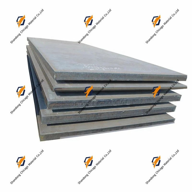 Laminado en caliente Construcción naval placa de acero al carbono St35 St37 A36 D36 E36 F36 Plancha de la hoja de acero del buque para la producción de los buques