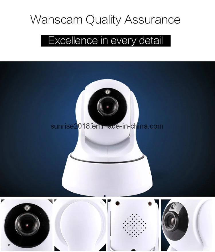 720p HD Indoor IP IR-Cut Surveillance Camera Wi-Fi Dual Audio PTZ Camera