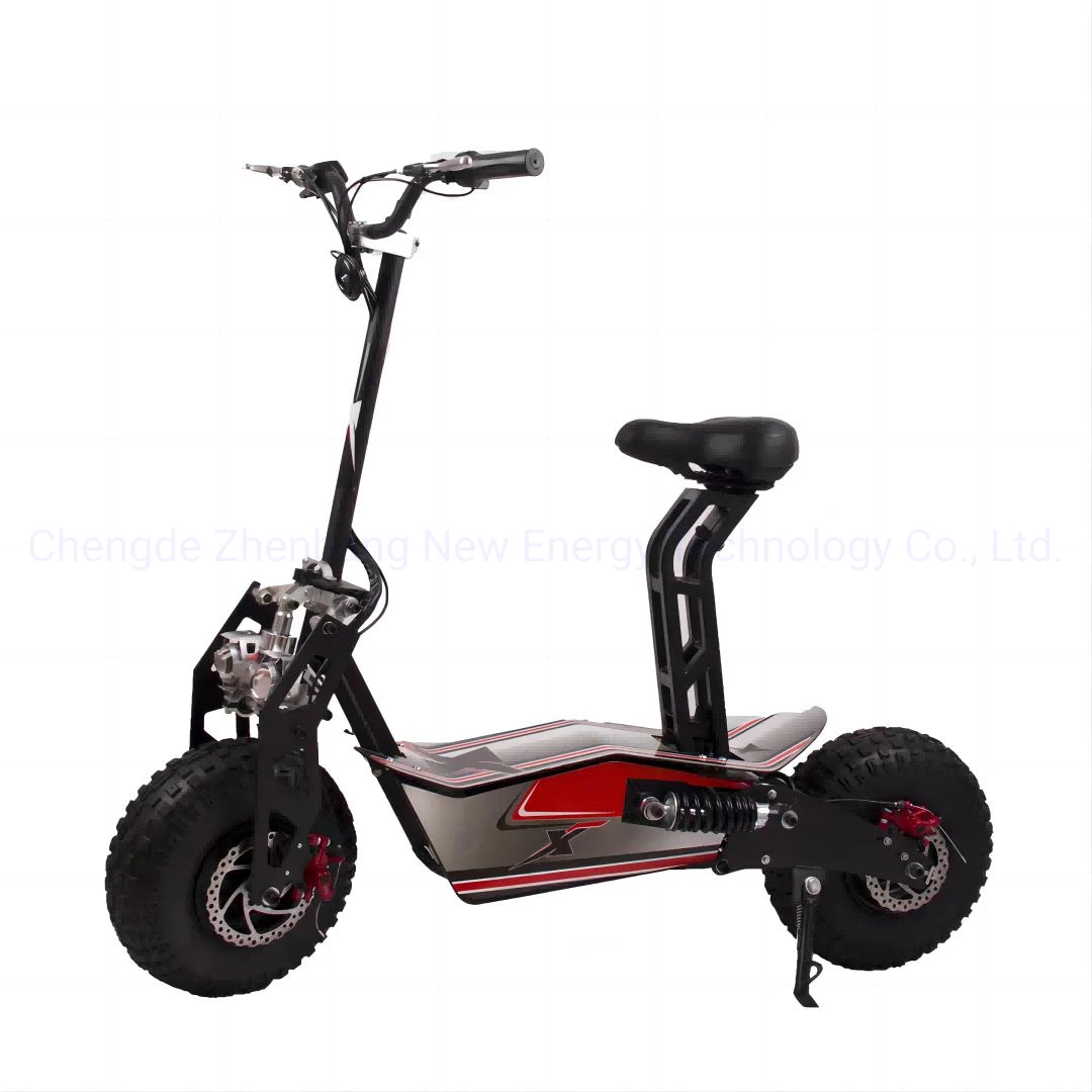 Portátil de China en dos ruedas Scooter Scooter eléctrico plegable Adultos Adultos potentes motos de Alta Velocidad