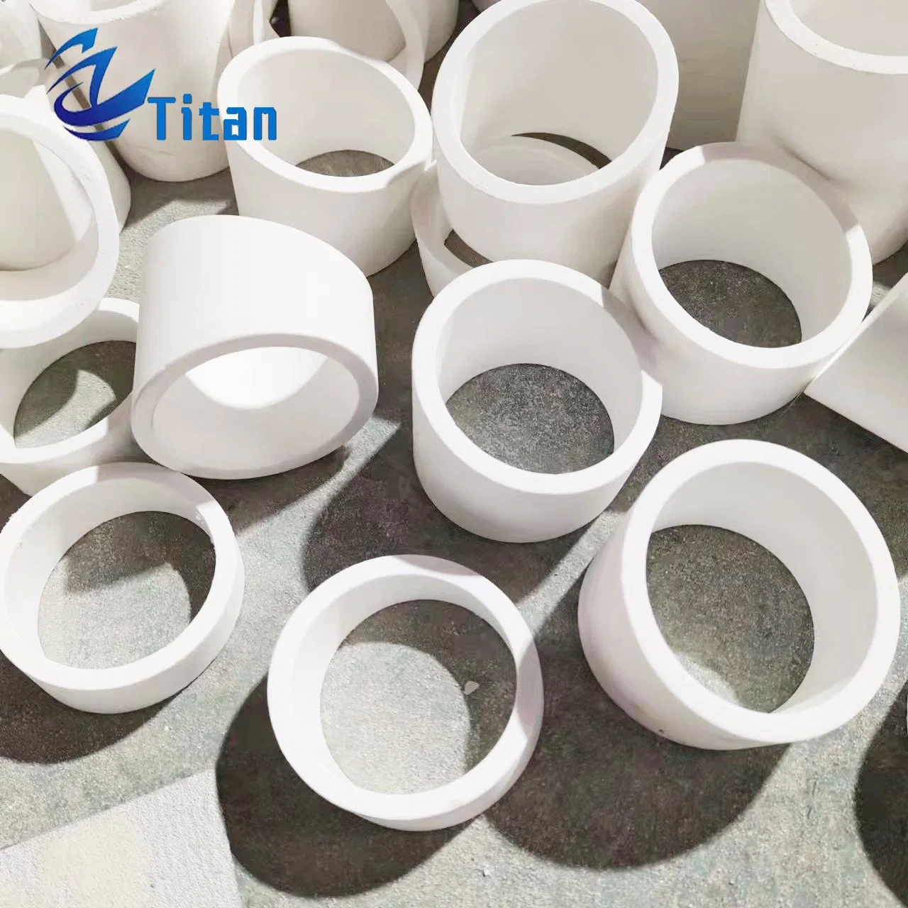 High Toughness White Zro2 Zirconia/Alumina Ceramic Tube Construction Machinery