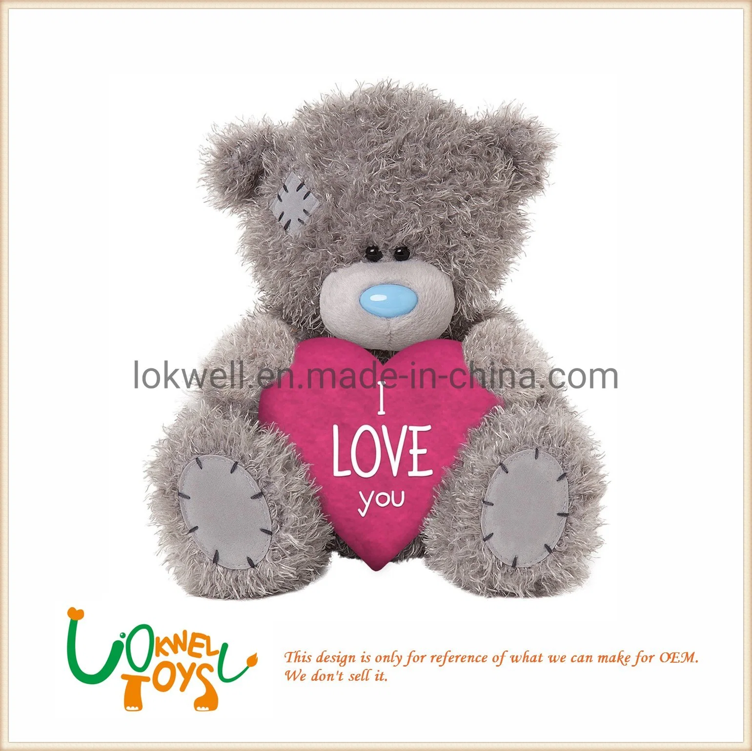 Plush Teddy Bear & Rose Toys Stuffed Valentine's Day Gift