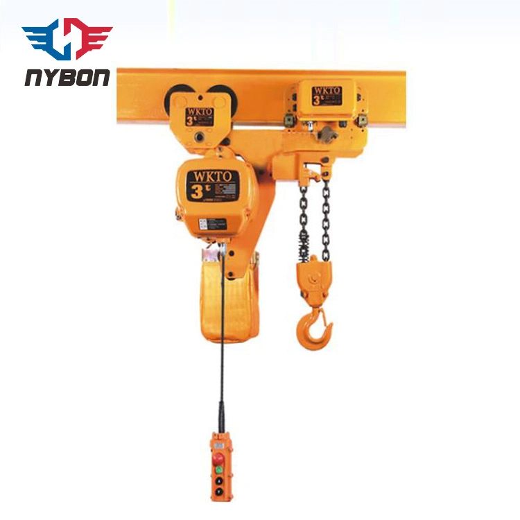 China Factory Electric Chain Hoist Double Speed Lifting