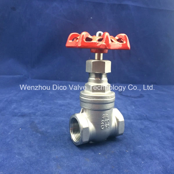 Factory Outlets ANSI Stainless Steel 304/316 Gate Valve with Bsp Thread