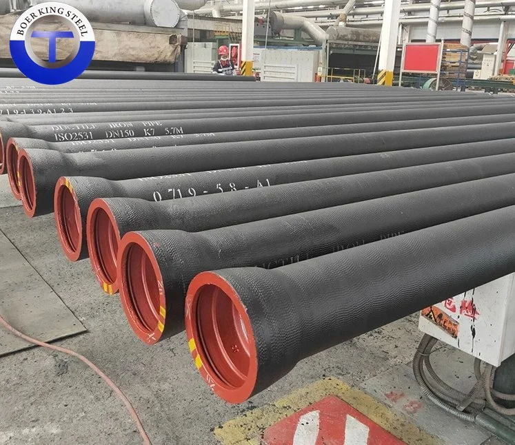 En545 En598 Class K7 K9 Water Pressure Ductile Iron Pipe