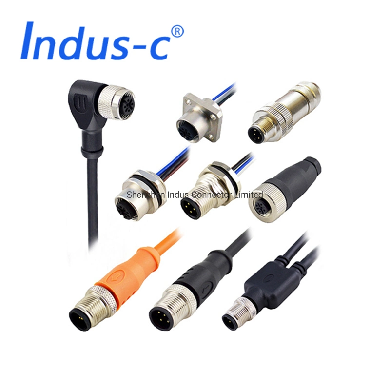 Factory Supply High quality/High cost performance  IP67 IP68 IP69K Waterpoorf Cable M12 Connector