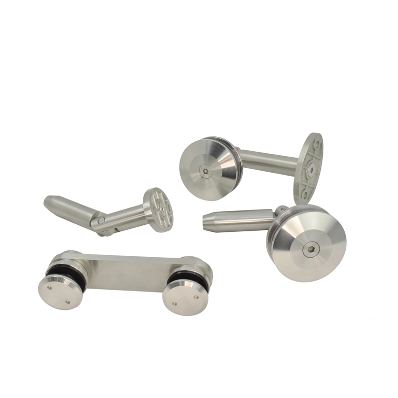 High quality/High cost performance Stainless Steel Frameless Glass Door Patch Fittings