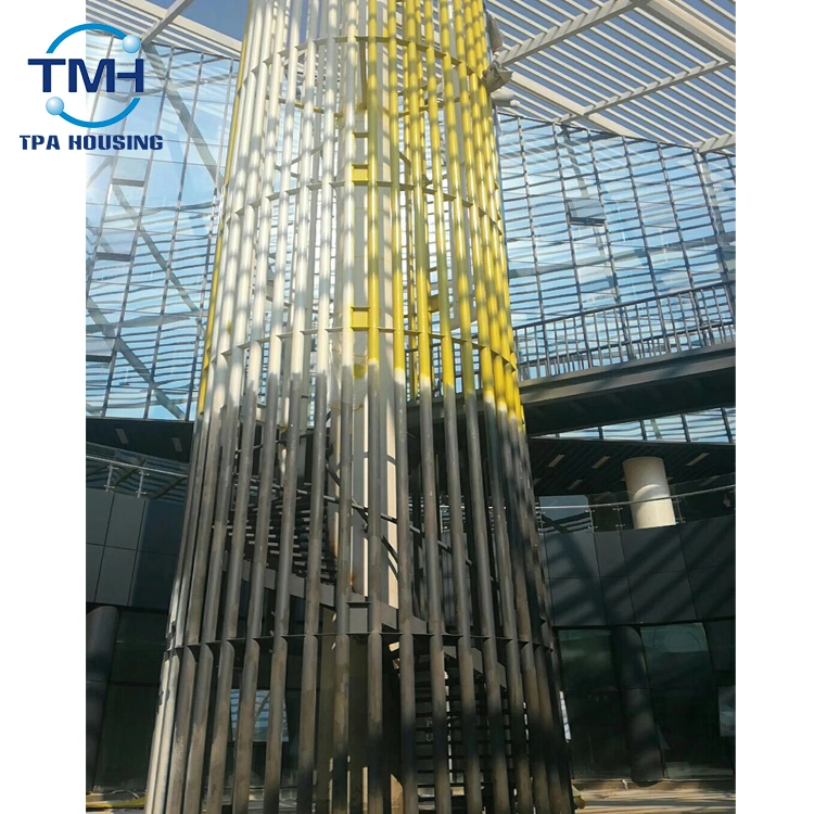 Customized Design Steel Structure Spiral Staircase for Steel Building