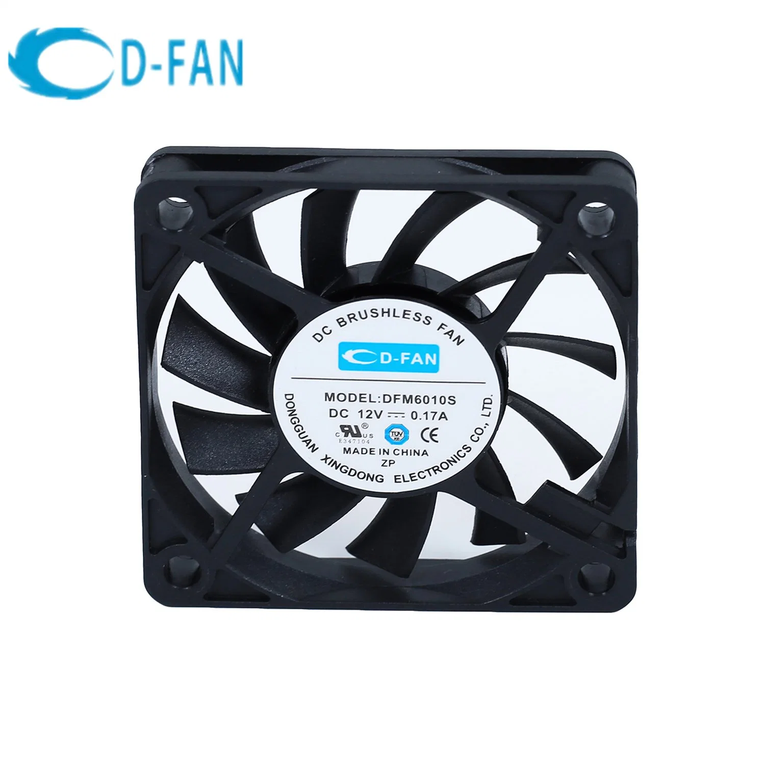 6010 Board Fan Greenhouse System Cooling for Outdoor Activity 60mm Fan