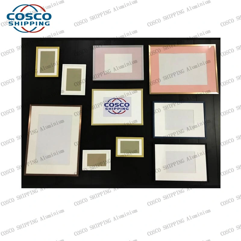 OEM Aluminum Extrusion Picture Frame with Color Anodizing (ISO9001: 2015&RoHS certificated) Basic Customization