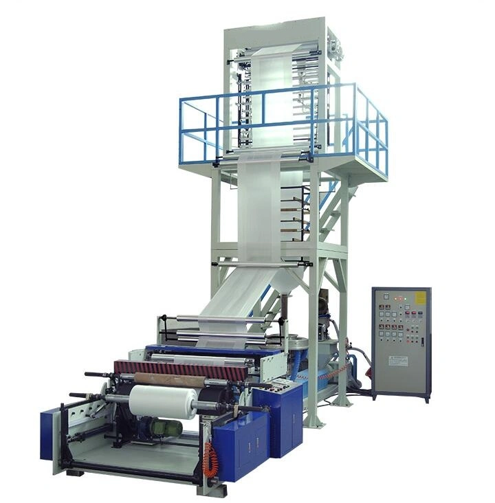 Single Screw Film Blowing Machine with Double Air Vent Air Ring Price
