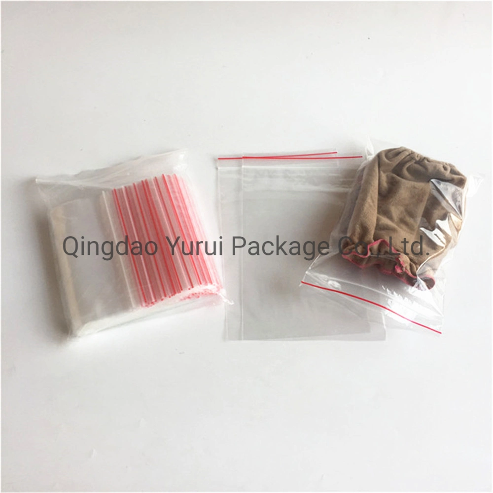 Resealable LDPE Clear Plastic Ziplock Bags