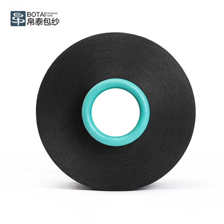 Grs Recycled Polyester Spandex Air Covered Yarn for Seamless Knitting