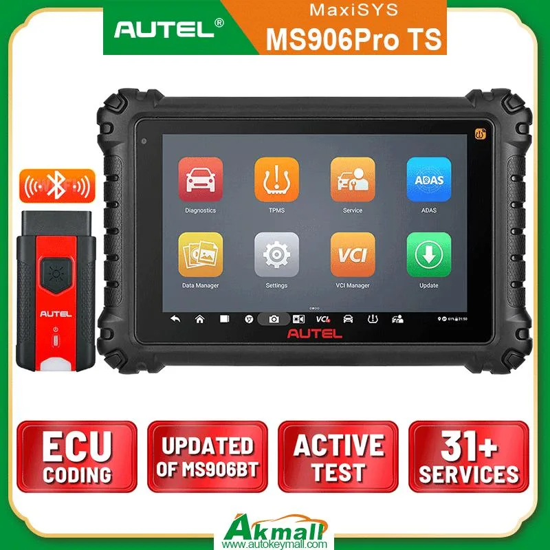 Autel Ms906PRO Ts Car Diagnostic Scanner, ECU Coding Scan Tool, Full TPMS Function, Same Function as Maxisys Ms906 PRO and Ts508