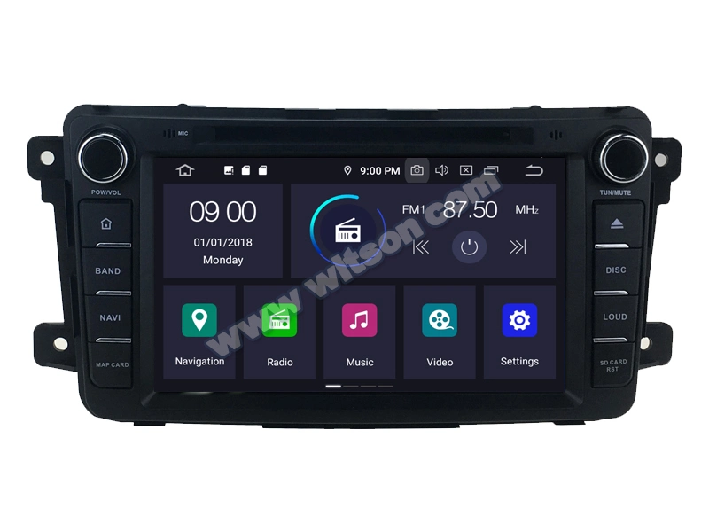 Radio de voiture Android 10 de Witson lecteur Bluetooth pour Mazda CX-9 2009-2014 système audio GPS multimédia du véhicule