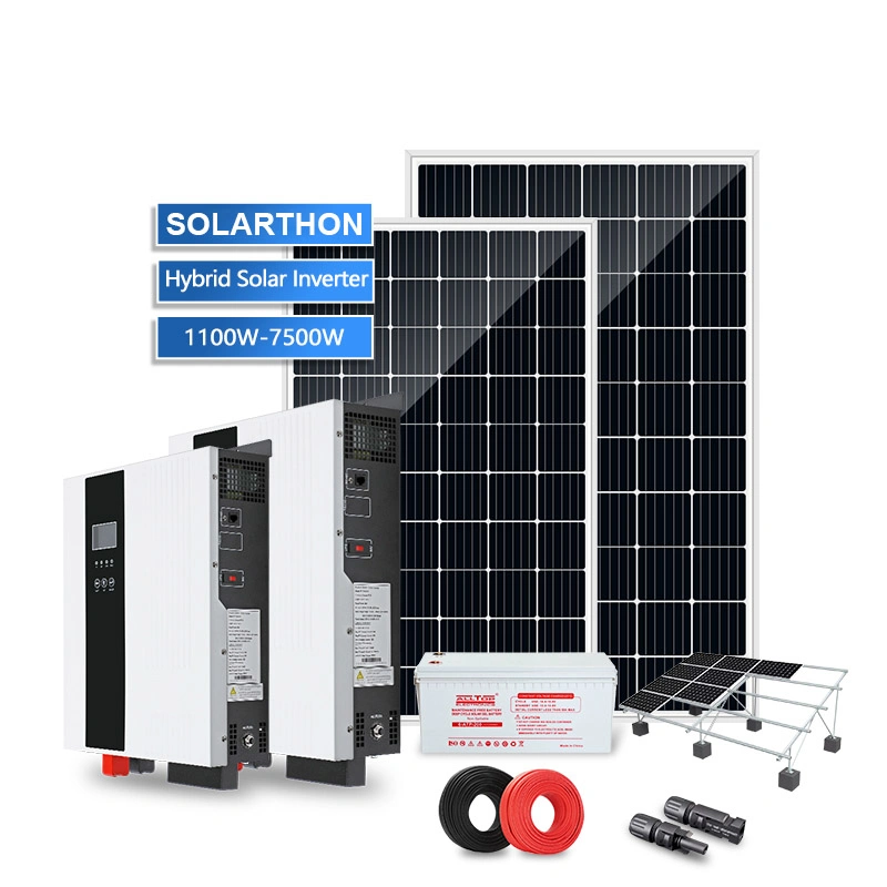 DC/AC MPPT 48volts Solar-Wechselrichter reine Sinuswelle Ladegerät Intelligente Mini Inverter Solar 5000W Hybrid für Windgenerator