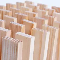 100pcs Holzbausteine Stapelanlage Bau Vorschule-Lernen Lernspielzeug für Kinder