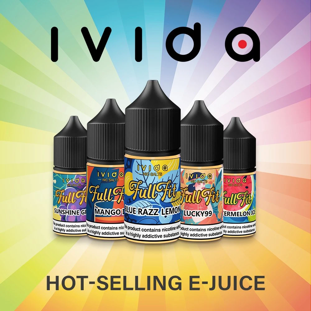 La glace de raisin, myrtille, punch aux fruits kiwi, mangue verte, fruit de la passion de goyave, Sour Apple, de noisette, de la limonade rose, saveur de jus d'Vape personnalisé