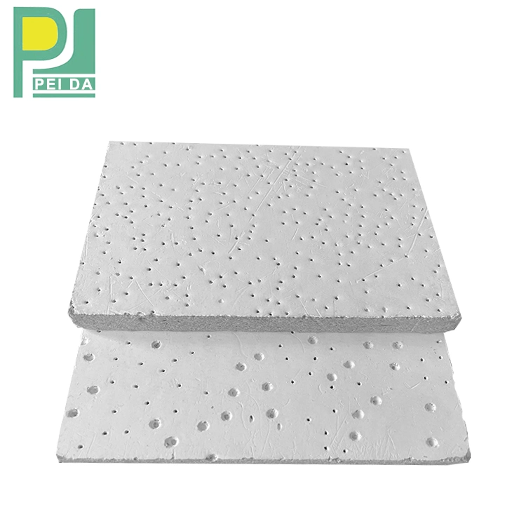 Plafond acoustique du bruit 600X1200 20mm d'épaisseur de panneaux de fibres minérales