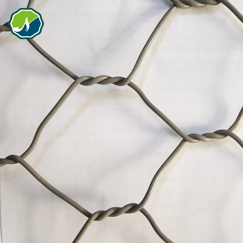 PVC Pet HDP de Piedra hexagonal malla de alambre Gabion Box Gabion Saco Wall