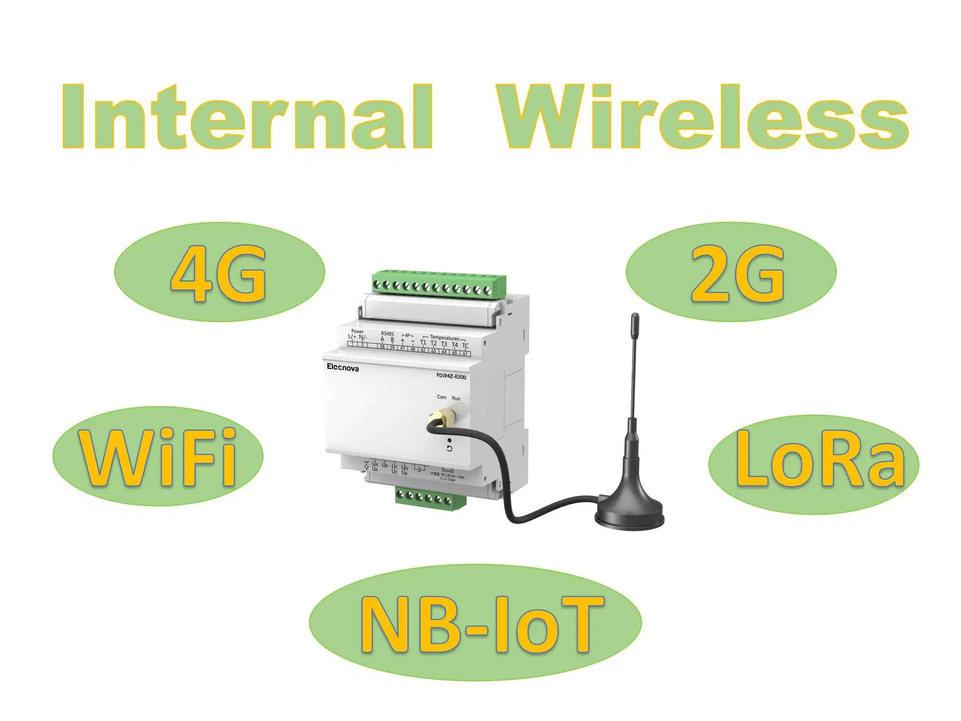 DIN Rail Mounted 3 Phase Digital AC Intelligent RS485 Communication Energy Meter