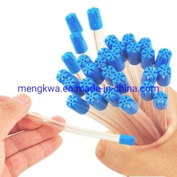 Disposable Transparent Tube with Blue Tip Dental Saliva Ejector Pipe Making Machine