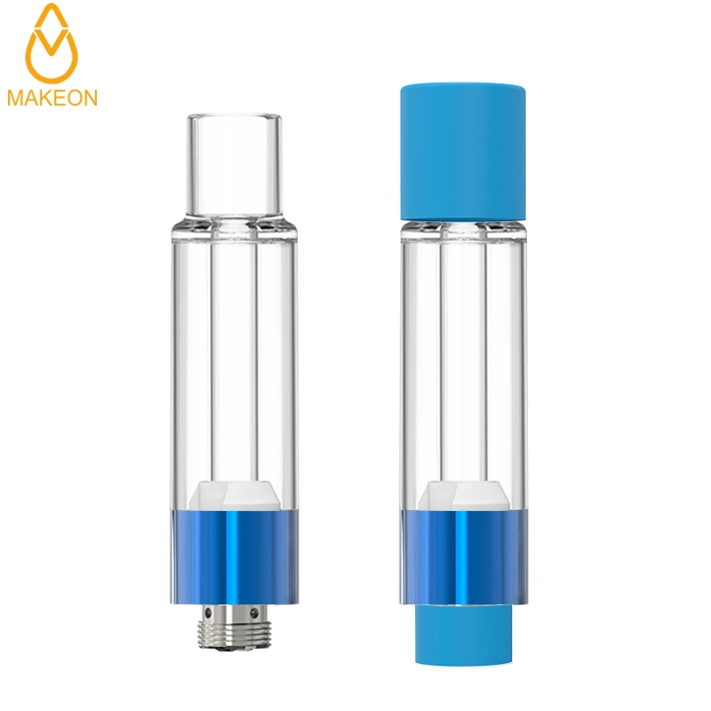 E-Cigarette Atomizer Makeon G1 Pctg Material Full-Glass 510 Carts Cartridges Vape Pen OEM Brand Custom Packaging Box Lead Free