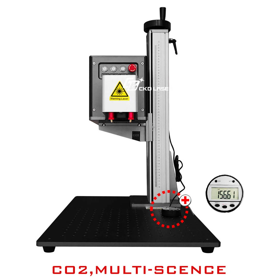 Marcação a laser de CO2 portátil máquinas são comumente usados em indústrias como a electrónica e automóvel