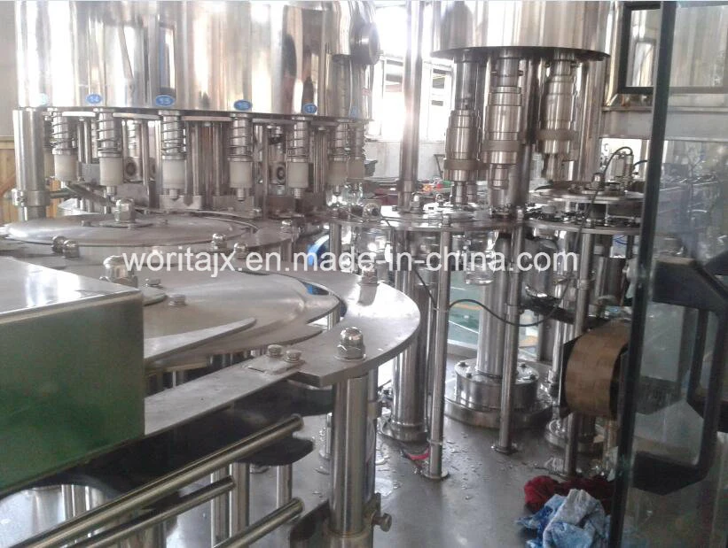 High Speed Automatic 500ml 1L Pet Bottle Liquid Beverage Making Filling Bottling Machine Purified Spring Drinking Pure Water Juice Production Line