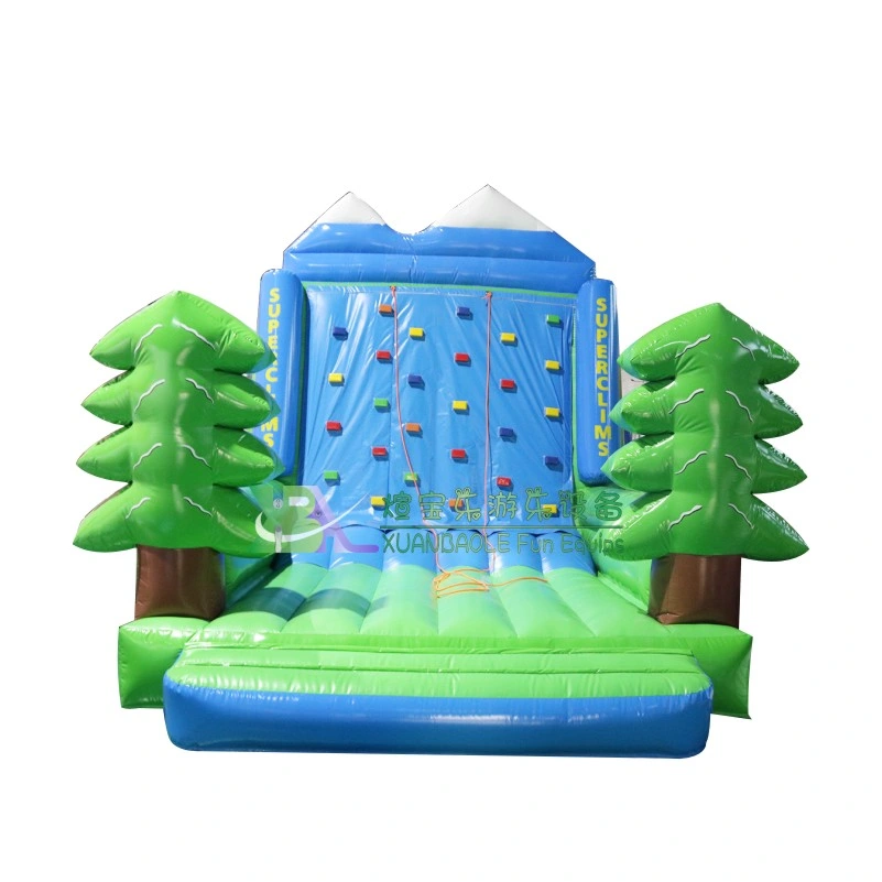 Outdoor Inflatable Castle Rock Climbing Wall, Inflatable Bouncer Jumper Sport Game Bouncy Climbing Wall