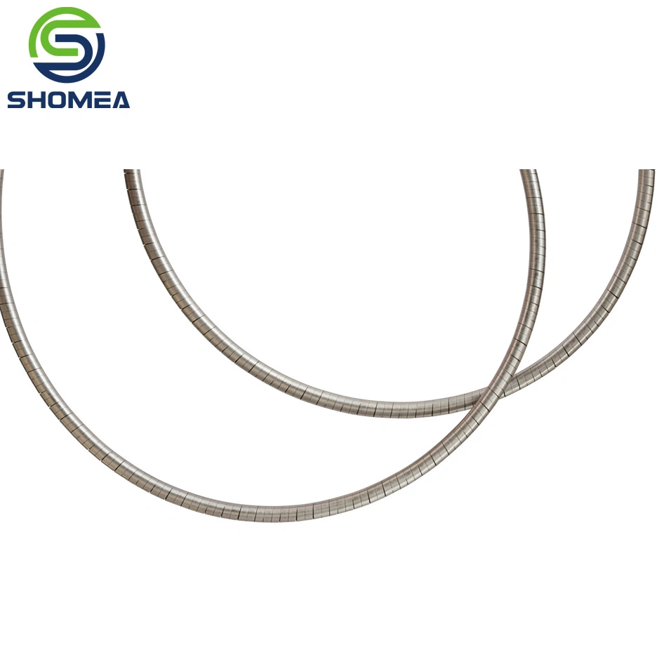 Shomea Customized 304/ 316 Stainless Steel Flexible Tube with Laser Cutting