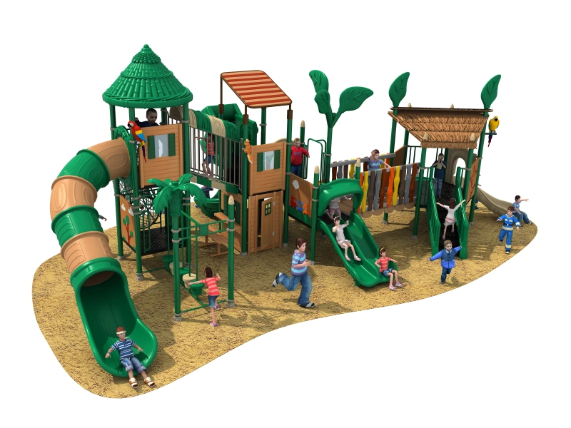 Nuevo bosque de los niños de la serie de juegos al aire libre Parque de Diversiones Anti-Fade Diseño personalizado de escalada infantil Selva Structre Juguetes