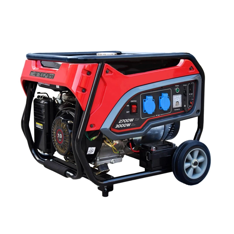 New Powerful 5kw Dual Fuel Generator Set with Handle and Wheels by Gasoline Petrol & LPG/ Natural Gas Engine