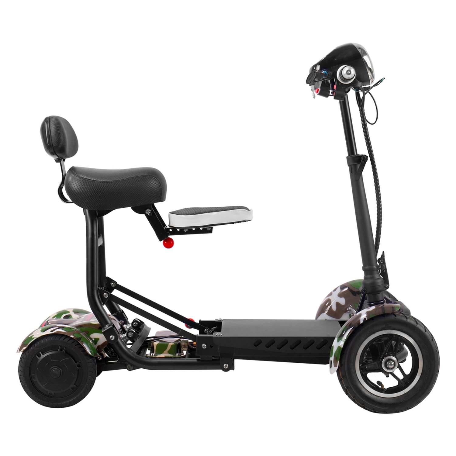 Produto quente 2021 MARCAÇÃO RoHS personalizados de Alta Qualidade da Mobilidade Scootmobiel Elektroroller dobrável para mobilidade com Assento Infantil