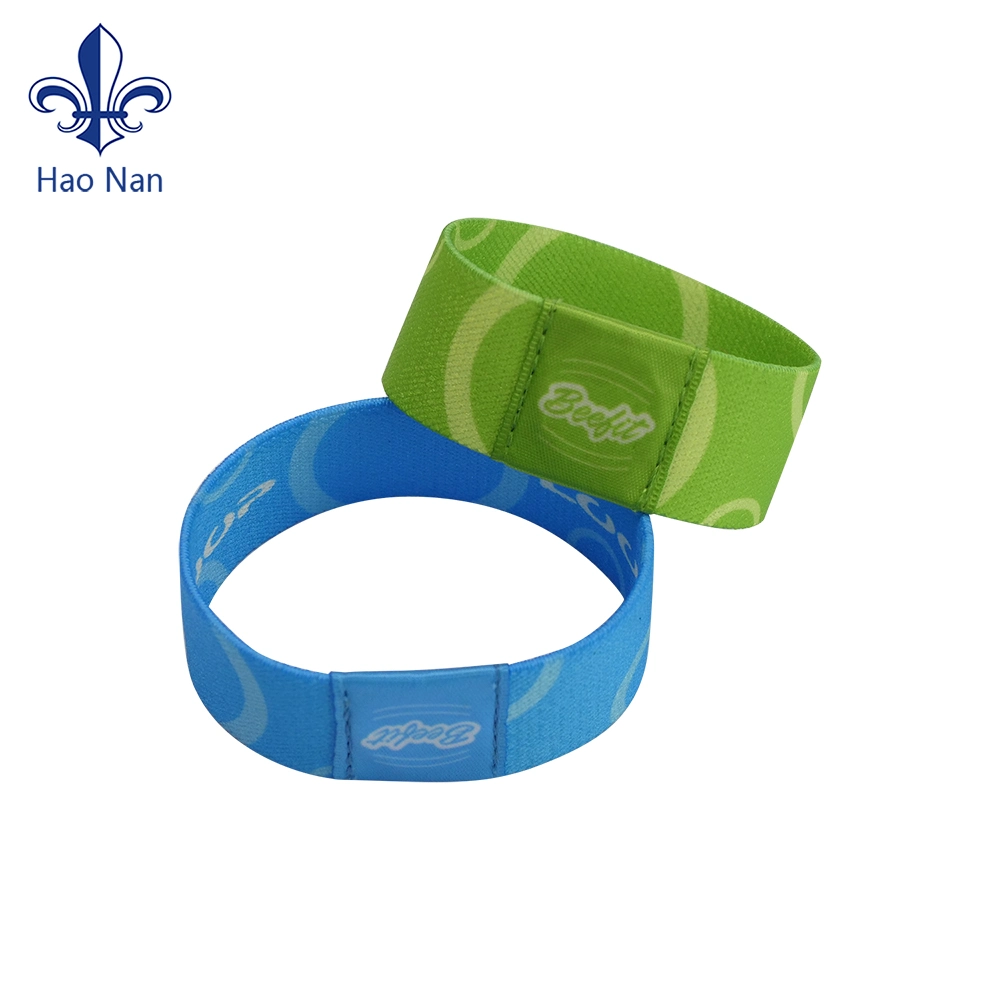 Cheap Customized Elastic Wristband Bracelet for Sports Event