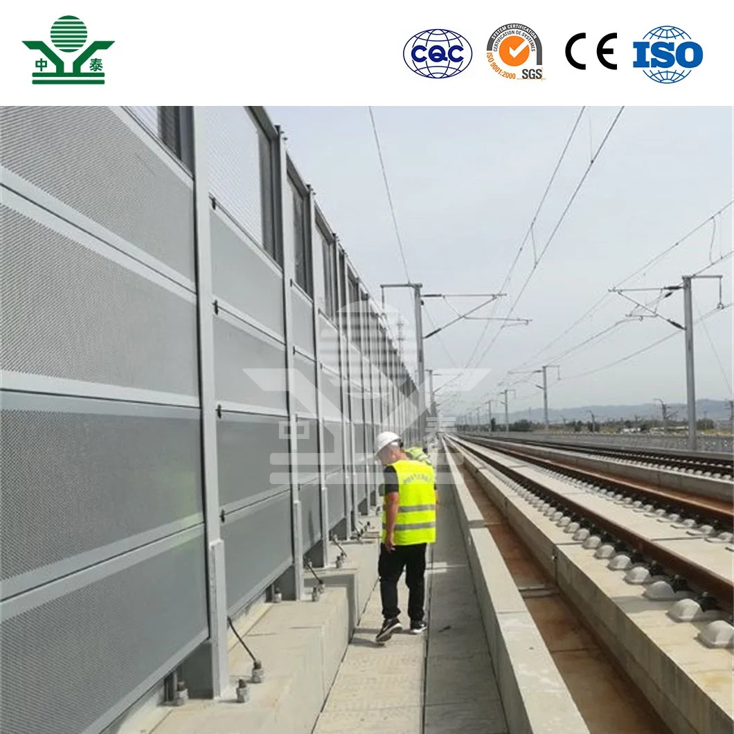 Zhongtai Road Fence China Suppliers Sound Barriers for Cubicles Glass Acrylic Material High-Speed Trains Noise Barrier