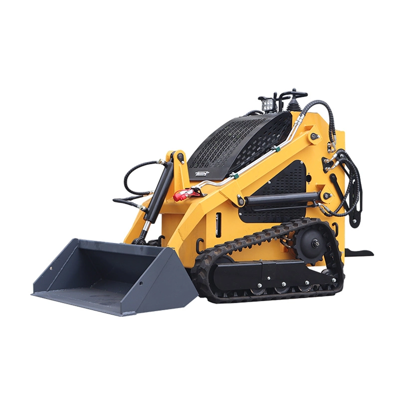 Wheeled Mini Skid Steer Loader Skid Steer with Hammer Crusher