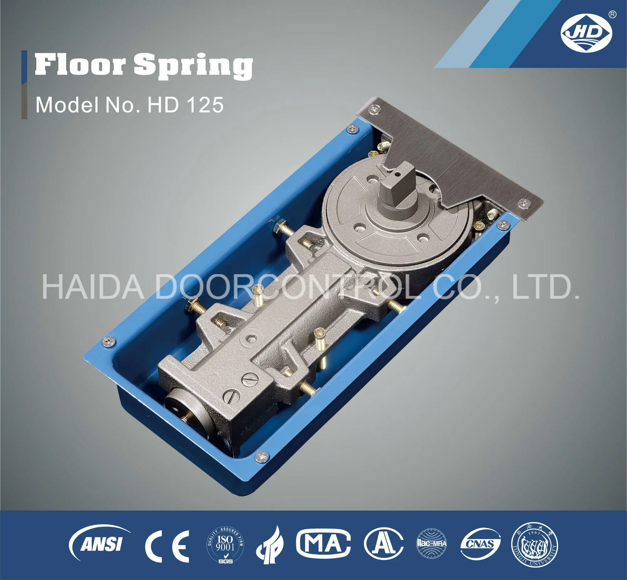 100 Kg High Quality Aluminum Door Floor Spring Ce Standard HD 125