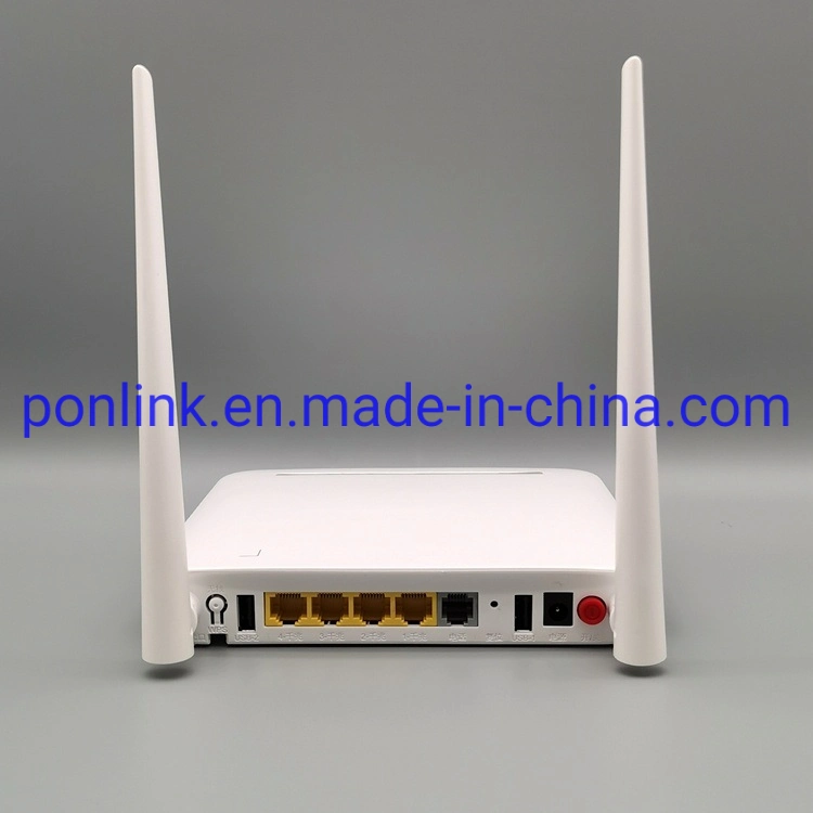 OEM Banda Dupla Gpon WiFi ONU Ont 2.4G 5g Wi-Fi 4GE 1tel 2FTTH USB ONU PL720