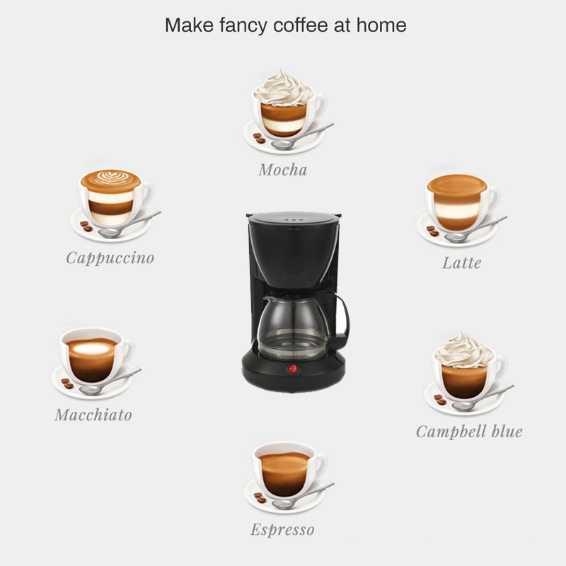 Household Item Electric Coffee Maker for Office Table Coffee Glass Cups Drip Cafe Maker Automatic Americano Coffeepot