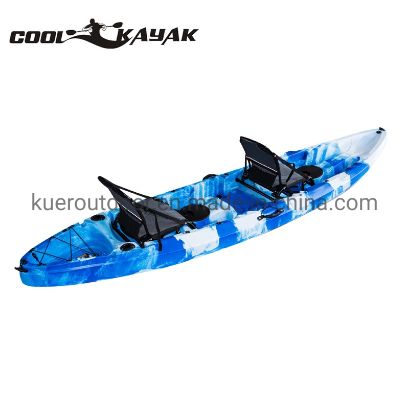 Bateau de pêche de l'océan de kayak en plastique de l'eau gros bateau à aubes Sports