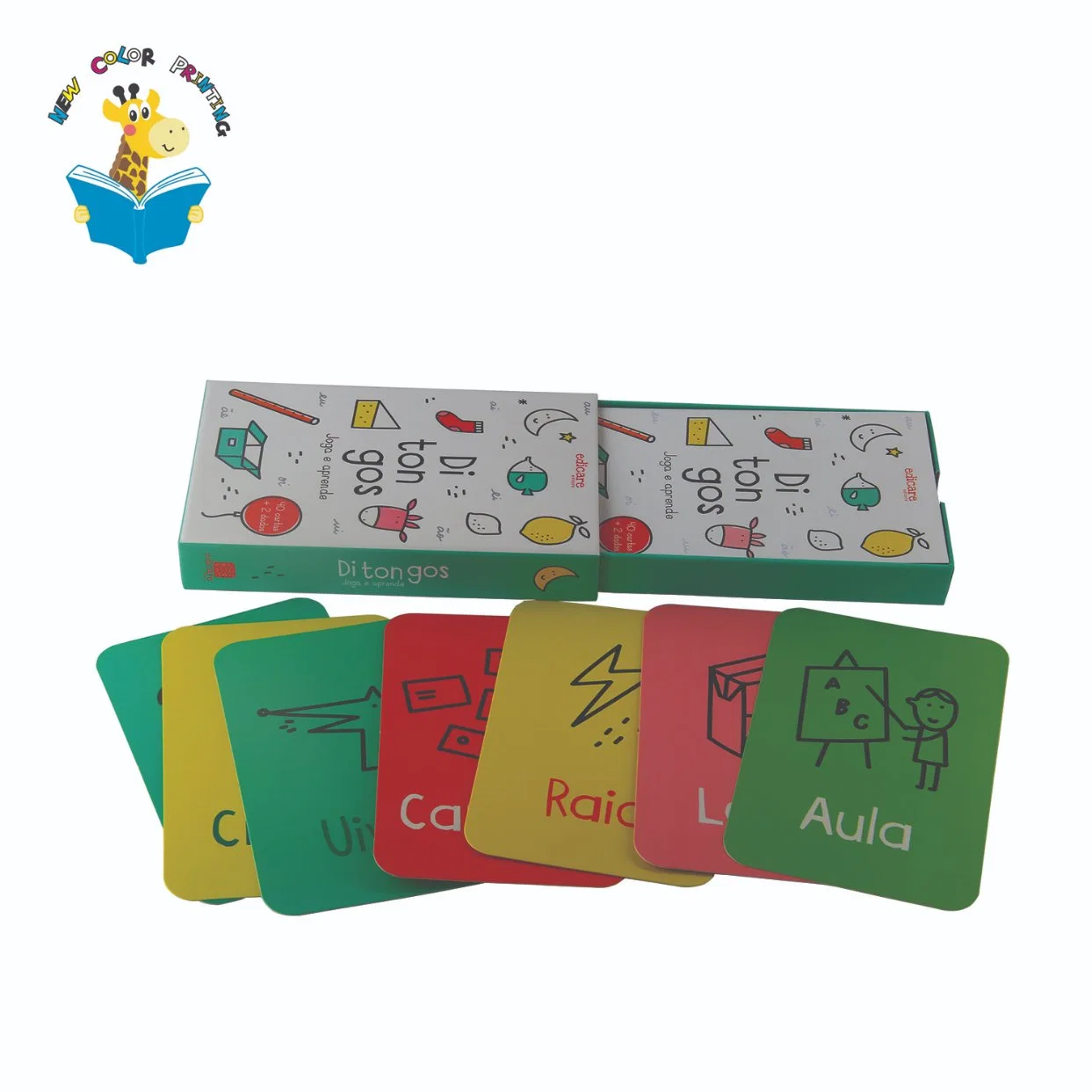 Custom Flashcards Preschool Baby Kids Children Study Flash Learning Cards Printing