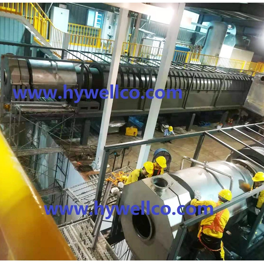 Rotary Drum Drying/ Dry/ Drier/ Dryer Equipment for Ternary Cathode Material Calcination