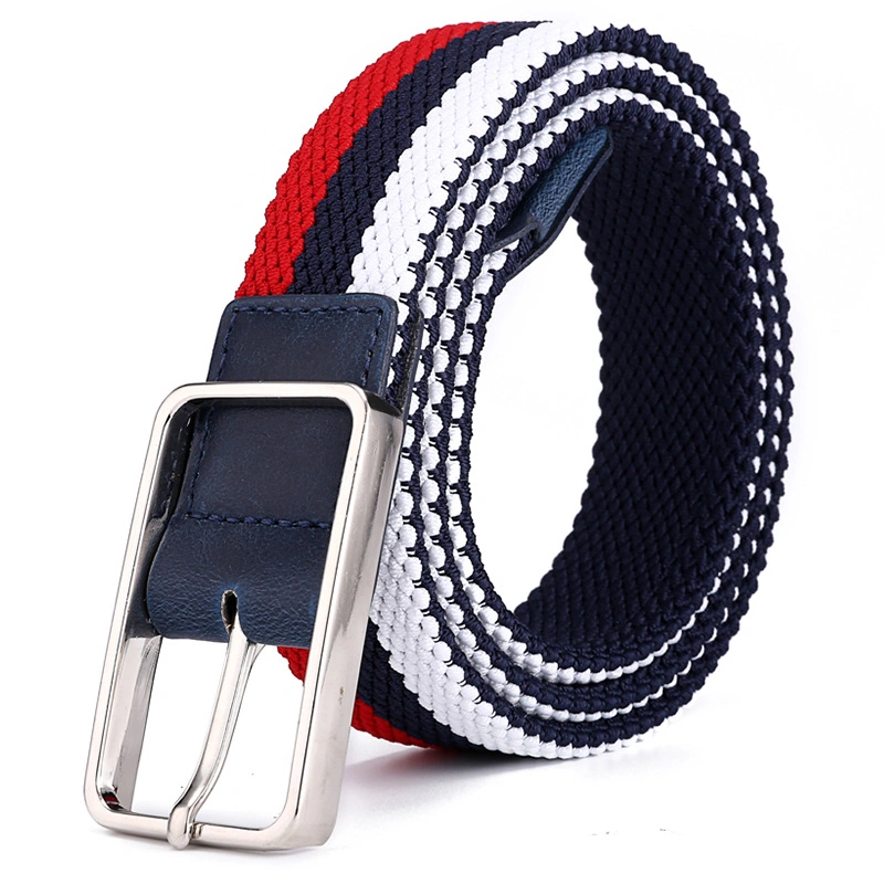Diseño de moda de lujo elástico elástico cinturón para el trabajo Deporte de negocios Cinturón de golf
