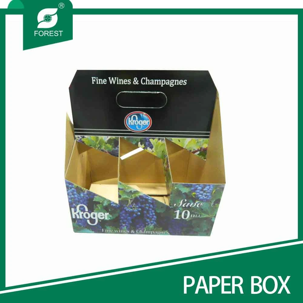 Paper Packing Holder for 6 Bottle Beer (fp6070)