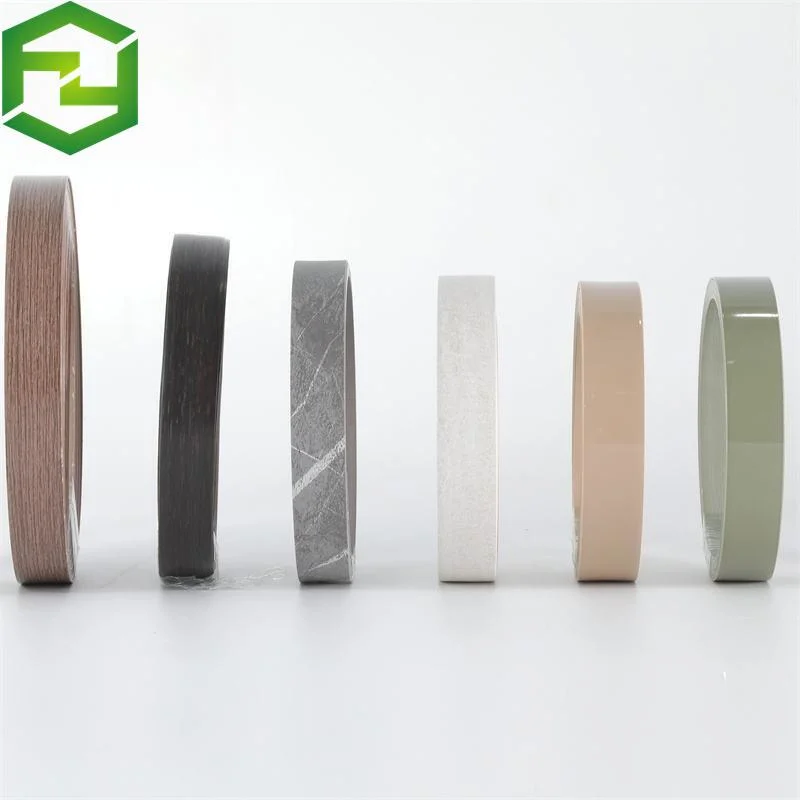 High quality/High cost performance Furniture Solid Color PVC Edge Banding Woodgrain Tape