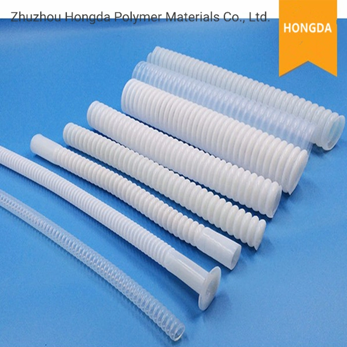 خرطوم الأنبوب المضلع من نوع PTFE للكيماويات والكهربائية